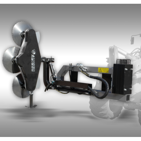 Scie élagueuse Jansen AS-600, Chargeur frontal
