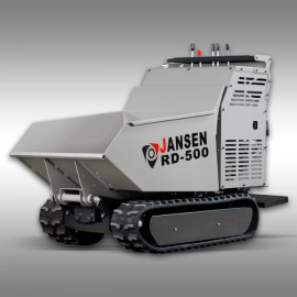 Dumper à chenilles Jansen RD-500 – moteur essence 9 CV – hydrostatique – benne basculante 500 kg