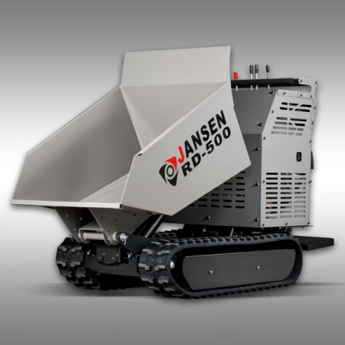 Dumper à chenilles Jansen RD-500 – moteur essence 9 CV – hydrostatique – benne basculante 500 kg