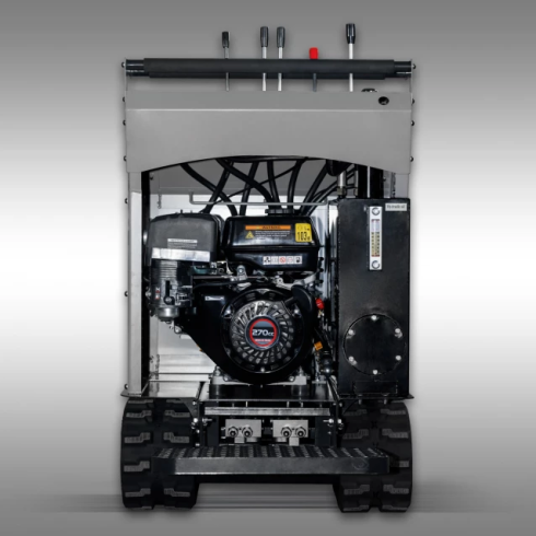 Dumper à chenilles Jansen RD-500 – moteur essence 9 CV – hydrostatique – benne basculante 500 kg