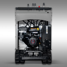 Dumper à chenilles Jansen RD-500 – moteur essence 9 CV – hydrostatique – benne basculante 500 kg