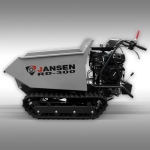 Dumper à chenilles Jansen RD-300 – moteur Briggs&Stratton 10 CV – benne hydraulique – 6 vitesses – 500 kg