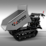 Dumper à chenilles Jansen RD-300 – moteur Briggs&Stratton 10 CV – benne hydraulique – 6 vitesses – 500 kg