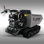 Dumper à chenilles Jansen RD-300 – moteur Briggs&Stratton 10 CV – benne hydraulique – 6 vitesses – 500 kg