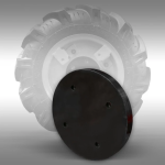 Poids de roues (2 pièces) pour motoculteur MGT-600