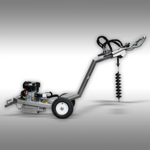 Tarière hydraulique Jansen PB-100 avec 5 forets
