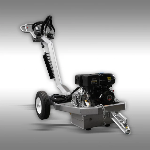 Tarière hydraulique Jansen PB-100 avec 5 forets