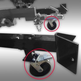 Set de 2 Roues de transport pour mini-pelle Jansen MB-300 et MB-360°