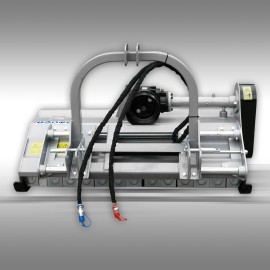 Gyrobroyeur Jansen EFGCH-135 cm, Déport latéral hydraulique