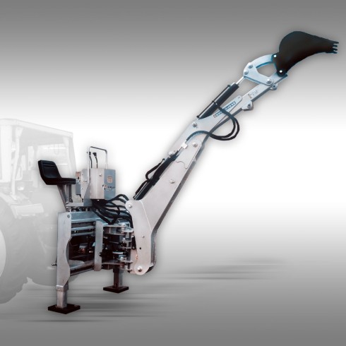 Pelle arrière Jansen BHSM-225, Godet 400mm inclus