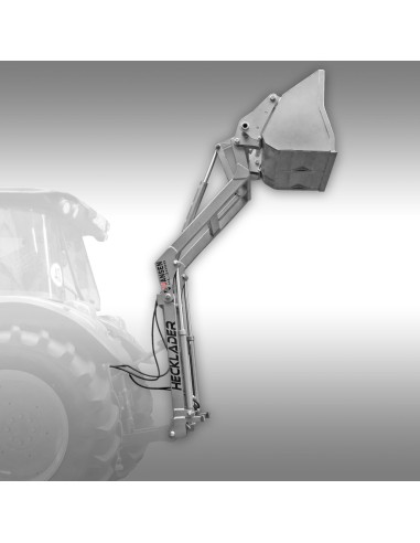 Chargeur arrière Jansen HL-3000 – Godet hydraulique – Attelage-Euro