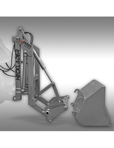 Chargeur arrière Jansen HL-3000 – Godet hydraulique – Attelage-Euro