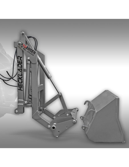 Chargeur arrière Jansen HL-3000 – Godet hydraulique – Attelage-Euro
