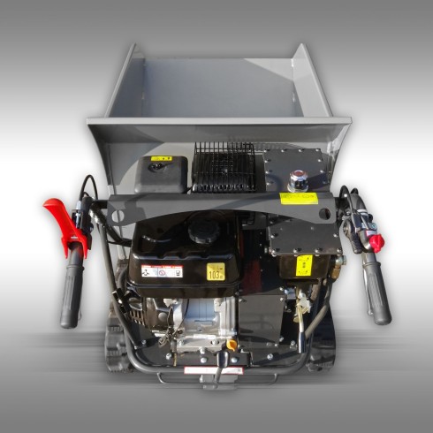 Dumper à chenilles Jansen RD-200 – moteur essence 9 CV – benne hydraulique – 500 kg