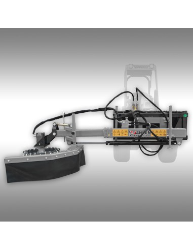 Brosse de désherbage Jansen WKB-70 – Hydraulique – 70 cm