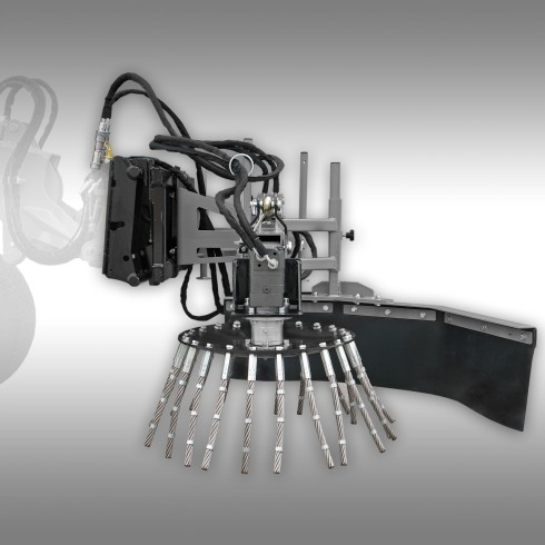 Brosse de désherbage Jansen WKB-70, Hydraulique