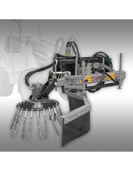 Brosse de désherbage Jansen WKB-70 – Hydraulique – 70 cm