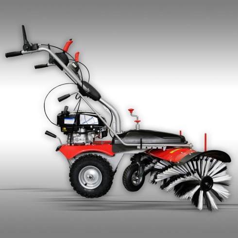 Balayeuse Jansen MKB-500BS + Lame de déneigement & Bac