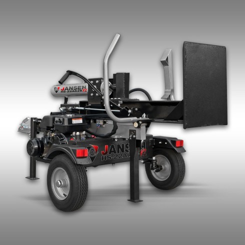 FENDEUSE DE BÛCHES JANSEN HS-22A62K-V2, ESSENCE+ÉLECTRIQUE, VERTICALE