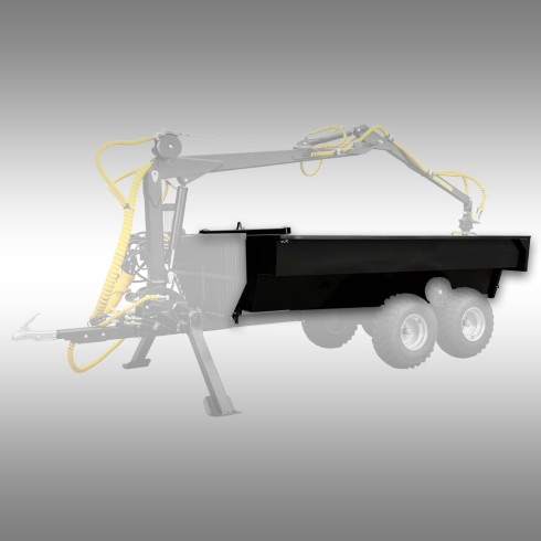 Plateau de chargement pour remorque forestière Jansen HRW-15