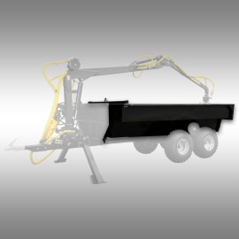 Plateau de chargement pour remorque forestière Jansen HRW-15