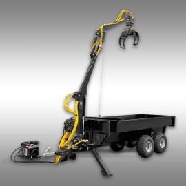 Plateau de chargement pour remorque forestière Jansen HRW-15