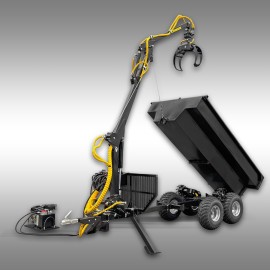 Plateau de chargement pour remorque forestière Jansen HRW-15