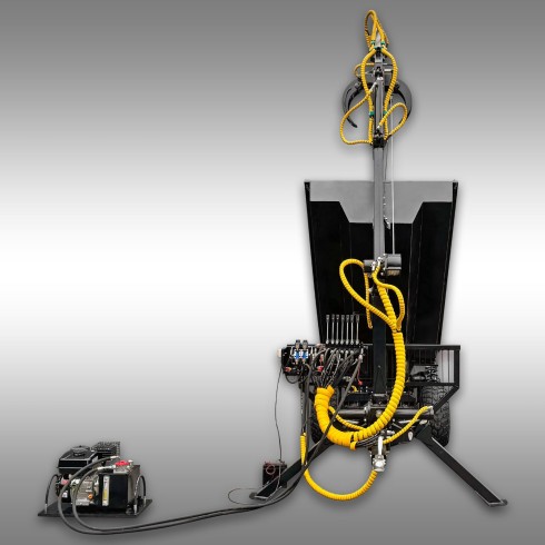 Plateau de chargement pour remorque forestière Jansen HRW-15