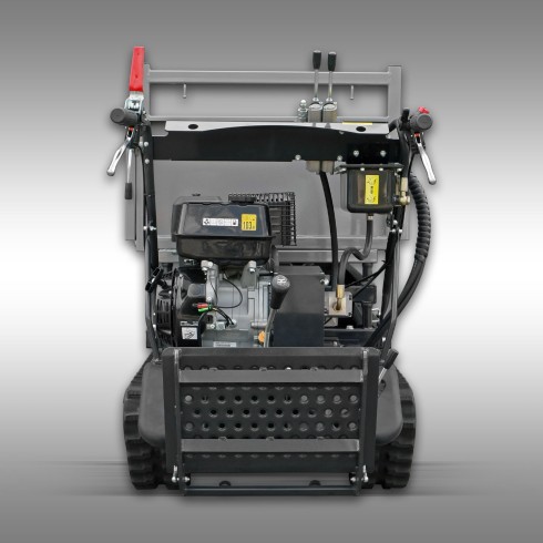 Dumper à chenilles Jansen RD-800pro – benne haut déversement hydraulique – 15 CV – 1 000 kg – 6 vitesses