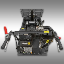 Dumper à chenilles Jansen RD-800pro – benne haut déversement hydraulique – 15 CV – 1 000 kg – 6 vitesses