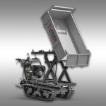 Dumper à chenilles Jansen RD-800pro – benne haut déversement hydraulique – 15 CV – 1 000 kg – 6 vitesses