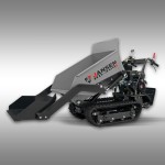 Dumper à chenilles Jansen RD-300S – autochargeur hydraulique – 6 vitesses – Loncin 9 CV – 500 kg