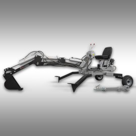 Minipelle Jansen MB-360° – essence 10 CV – rotation 360° – godet 20 cm inclus