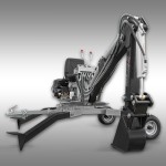 Minipelle Jansen MB-360° – essence 10 CV – rotation 360° – godet 20 cm inclus