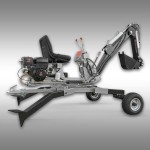 Minipelle Jansen MB-360° – essence 10 CV – rotation 360° – godet 20 cm inclus