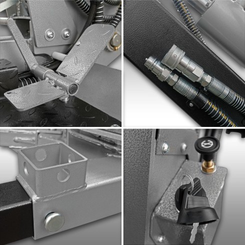 Minipelle Jansen MB-360° – essence 10 CV – rotation 360° – godet 20 cm inclus