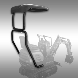 Toit optionnel pour micro-pelle Jansen MB-500