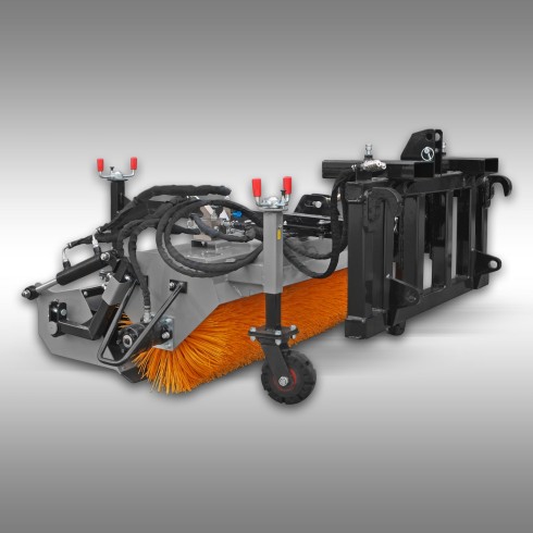 Balayeuse pour tracteur Jansen JK-130 - Attelage Euro - CAT.1+2