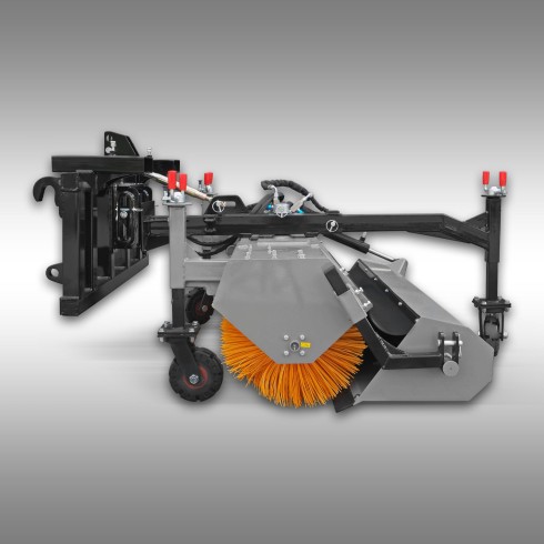 Balayeuse pour tracteur Jansen JK-130 - Attelage Euro - CAT.1+2