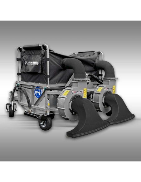 Aspirateur à feuilles Jansen LS-8500H - Hydraulique - Attelage Euro