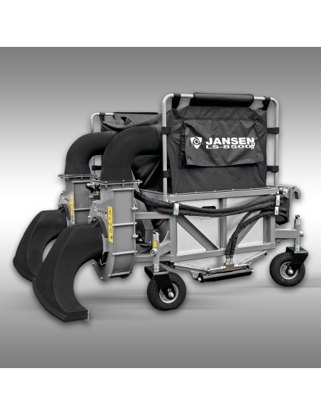 Aspirateur à feuilles Jansen LS-8500H - Hydraulique - Attelage Euro