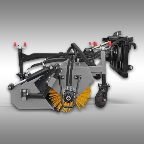 Balayeuse pour tracteur Jansen JK-200 - Attelage Euro - CAT.1+2