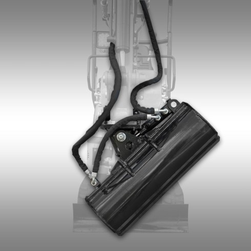 Godet pivotant hydraulique pour mini-pelle Jansen MB-800