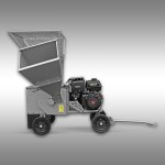 Broyeur de branches et végétaux Jansen GTS-13 – 15 CV Loncin – double trémie – coupe jusqu’à 9 cm