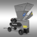 Broyeur de branches et végétaux Jansen GTS-13 – 15 CV Loncin – double trémie – coupe jusqu’à 9 cm