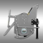 Fraise rotative Jansen TBF-125 pour tracteur - 1,25m