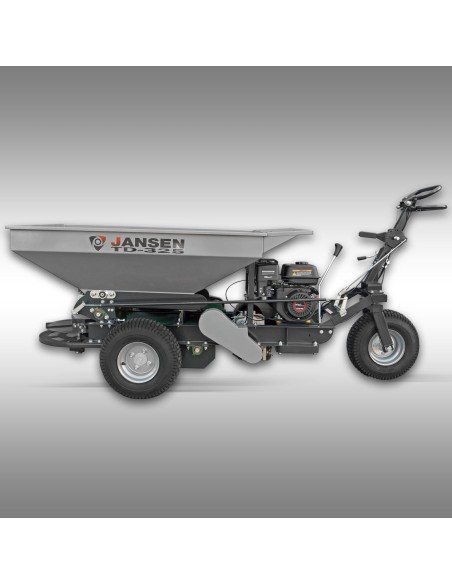 Sableuse/Topdresser Jansen TD-325 – 325L – 6,5 CV – 1,25 m Sableuse/Topdresser Jansen TD-325 – 325L – 6,5 CV – 1,25 m