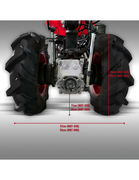 Motoculteur multifonction Jansen MGT-600E – 15 CV