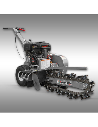 Trancheuse de sol à chaîne Jansen GF-600pro – 13,5 CV
