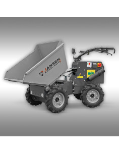 Brouette motorisée Jansen MSK-800X – 4x4 – autonomie 8h – 165L